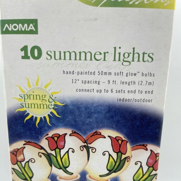 Tulips Flower String Lights In/Outdoor NOMA Party Patio Camp Tiki Garden - Picture 8 of 9